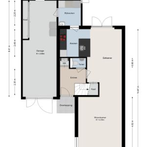 Mien Ruyslaan 46, 7701 ZE Dedemsvaart - Plattegrond 1
