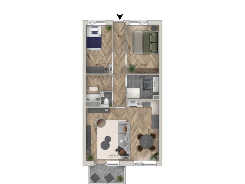 Appartementen Herenhof (Bouwnr. 22), 7776 AH Slagharen - Foto 5