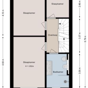 Boswerf 6, 7702 DA Dedemsvaart - Plattegrond 2