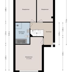 Mien Ruyslaan 20, 7701 ZD Dedemsvaart - Plattegrond 2