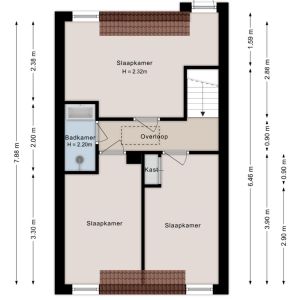 Hoofdvaart 100, 7701 JP Dedemsvaart - Plattegrond 2