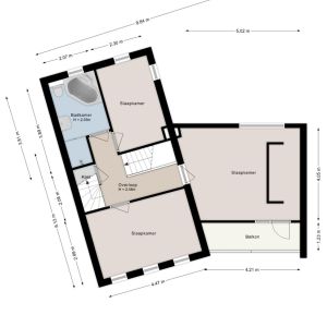 Smetanahof 12, 7701 ZC Dedemsvaart - Plattegrond 2