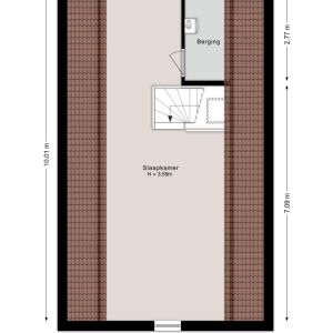 Westerweg 8 h, 7685 PK Beerzerveld - Plattegrond 3
