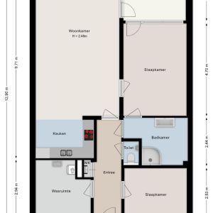 Herenstraat 21 a202, 7776 AG Slagharen - Plattegrond 1