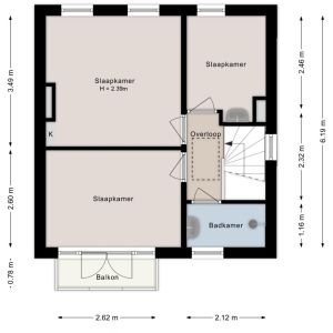 Weidebuurt 20, 7771 CZ Hardenberg - Plattegrond 2