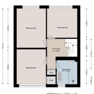 Zonnelaan 39, 7771 ER Hardenberg - Plattegrond 2