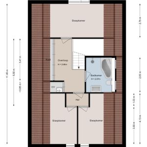 Wolfweg 26, 7777 RK Schuinesloot - Plattegrond 2