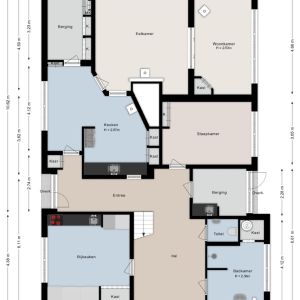 Hoofdweg 107, 7741 PN Coevorden - Plattegrond 1