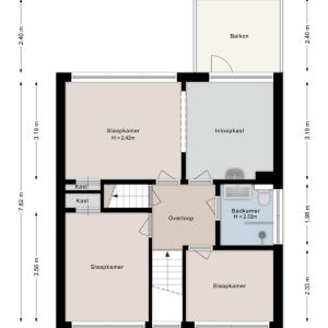 Rheezerweg 3, 7771 WH Hardenberg - Plattegrond 2