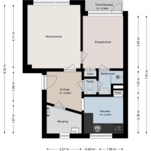 Weidehuisstraat 53, 7771 WC Hardenberg - Plattegrond 1