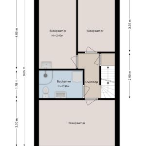 Wielewaalstraat 12, 7771 CX Hardenberg - Plattegrond 2