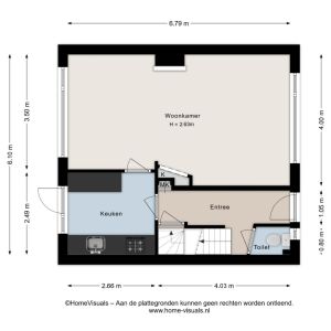 Rozenstraat 32, 7701 GC Dedemsvaart - Plattegrond 1