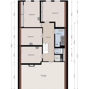 Moerheimstraat 26, 7701 CE Dedemsvaart - Plattegrond 2