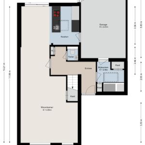 Akkermunt 56, 7772 LB Hardenberg - Plattegrond 1