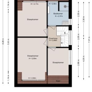 Akkermunt 56, 7772 LB Hardenberg - Plattegrond 2