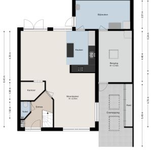 Steenbergerwijk 55, 7701 RL Dedemsvaart - Plattegrond 1