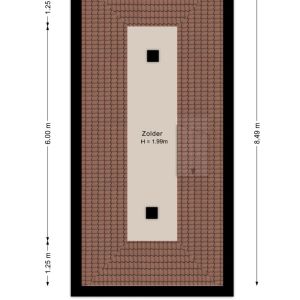 Zaaimansakker 26, 7701 ZH Dedemsvaart - Plattegrond 3