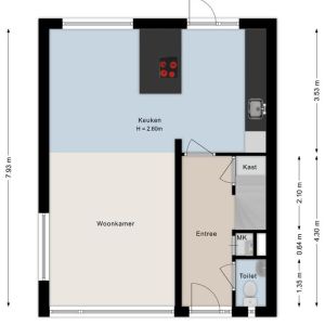 De Magnolia 37, 7701 VS Dedemsvaart - Plattegrond 1