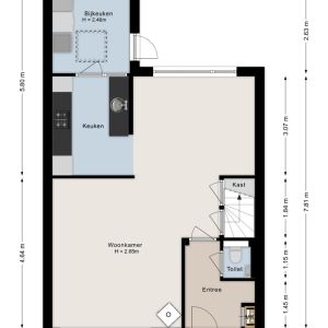 Kometenlaan 12, 7771 EM Hardenberg - Plattegrond 1