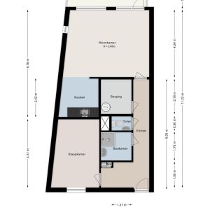 De Spinde 403, 7772 HG Hardenberg - Plattegrond 1