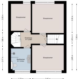 Prinses Margrietlaan 23, 7776 XJ Slagharen - Plattegrond 2