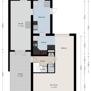 De Schadde 9, 7776 CV Slagharen - Plattegrond 1