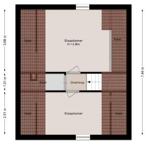 Nieuwewijk 51 a, 7701 PX Dedemsvaart - Plattegrond 3